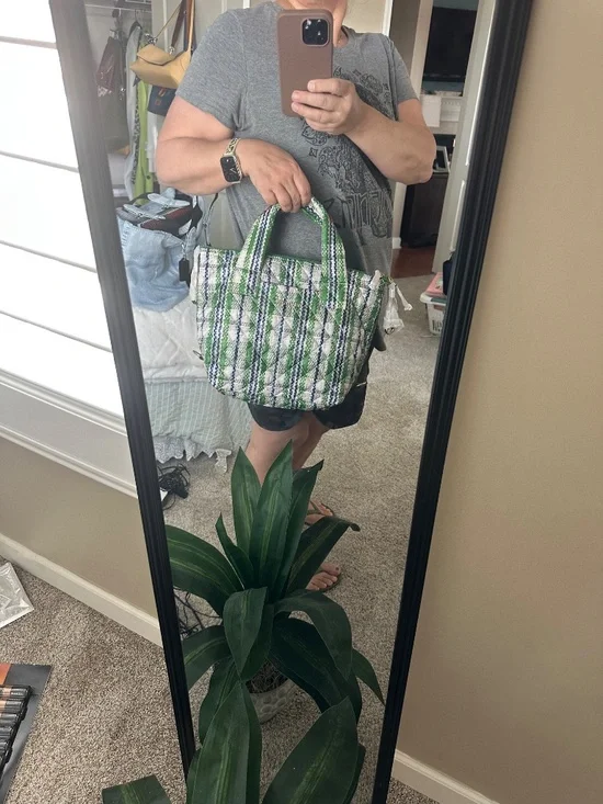 MZ Wallace Sutton Deluxe Summer Plaid pattern - Picture 7 of 7